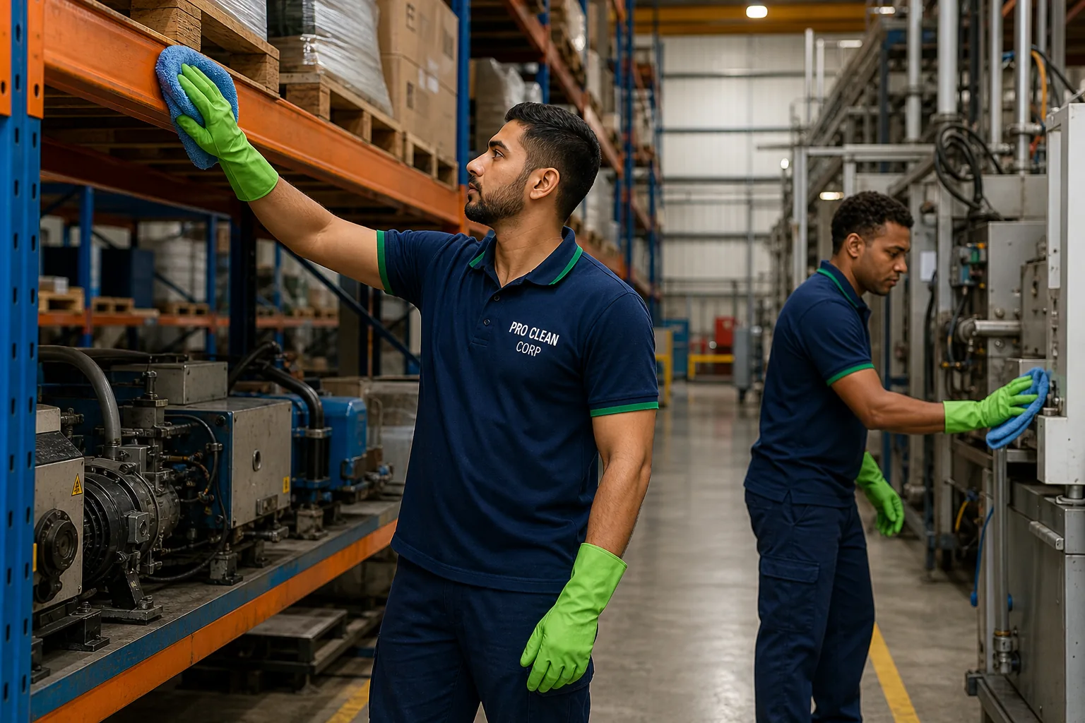 Industrial warehouse floor cleaning Sydney NSW